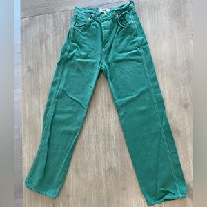 Cowboy High Rise Straight Jeans